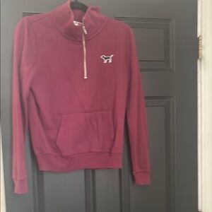 Women's Maroon Quarter-Zip Pullover